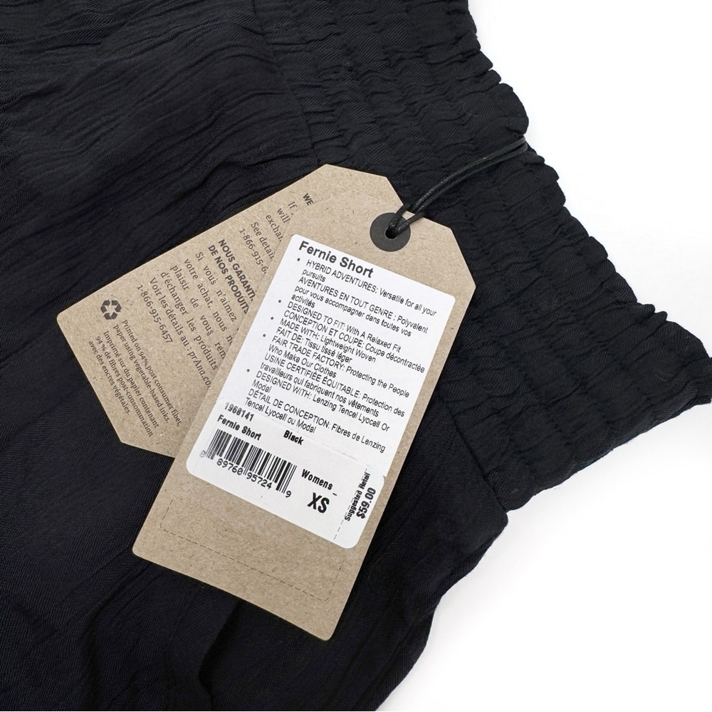 Prana Fernie High Waist Black Women's Shorts Swim Covers Size XS - Picture 10 of 12